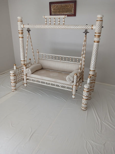 Jasmine Swing  with Gold Frame