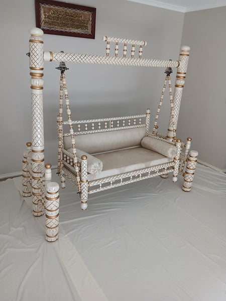 Jasmine Swing  with Gold Frame