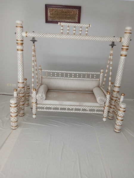 Jasmine Swing  with Gold Frame