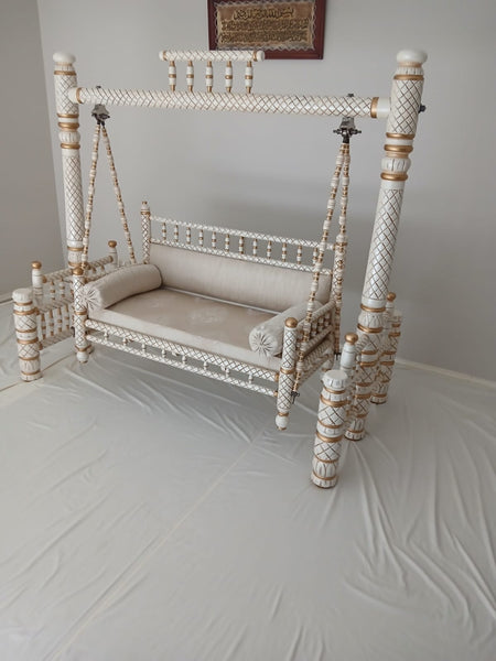 Jasmine Swing  with Gold Frame