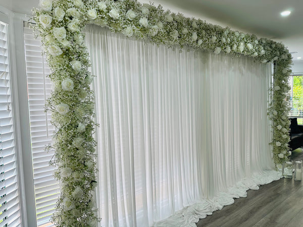 Curtain - Silk white Ice