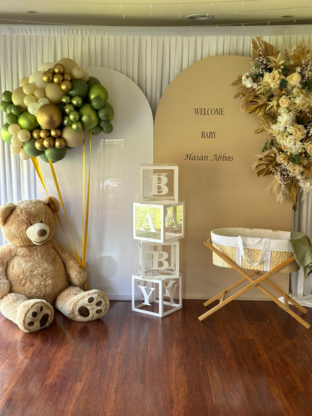 Arch -white solid door