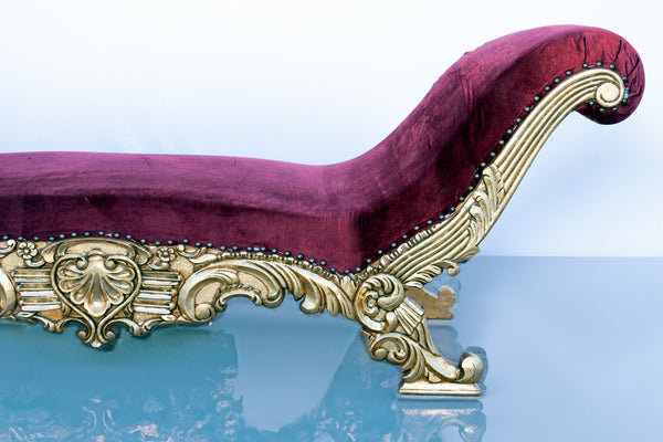 Sofa Velvet maroon Aladdin