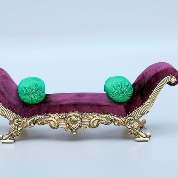 Sofa Velvet maroon Aladdin