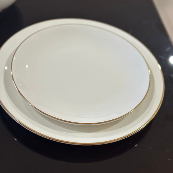 Gold Rim 2-Piece Set