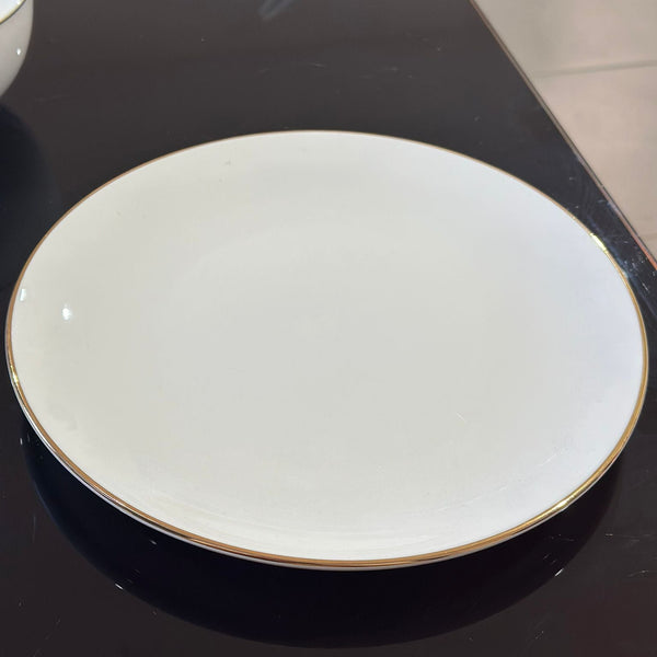 Gold Rim Dinner Plate