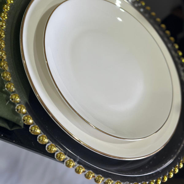 Gold Rim 3-Piece Set