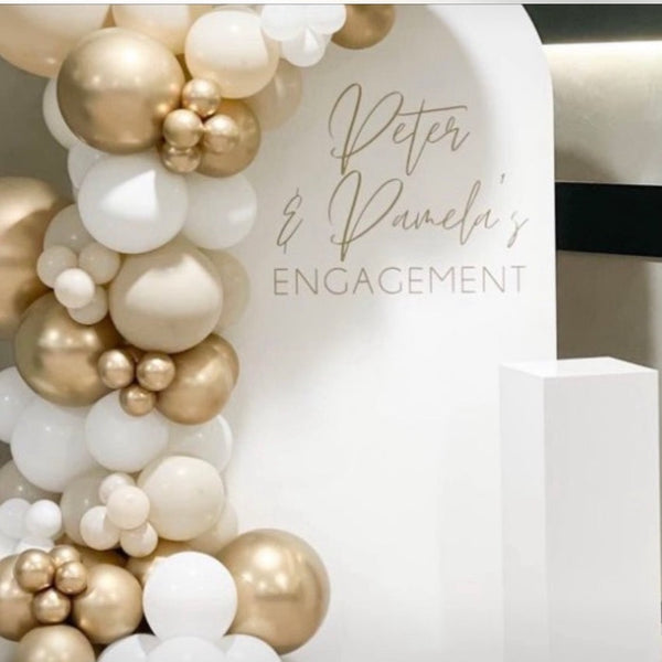 Arch -white solid door