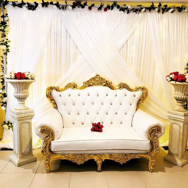 Curtain Swag - White