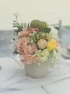Vase White Rimmed