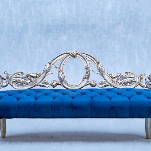 Sofa blue velvet maha