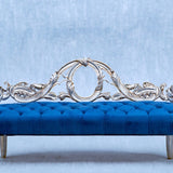 Sofa blue velvet maha