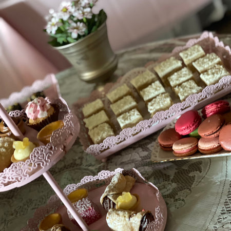 Ceramic Platter - Round - Pink