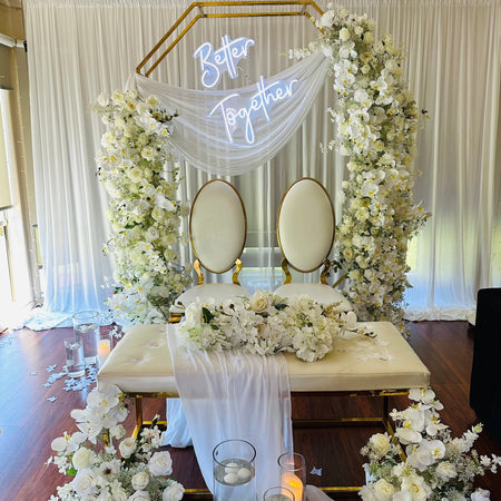 Wedding package -Grooms room setup