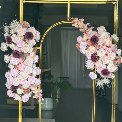 Floral 3pce Aubergine pink