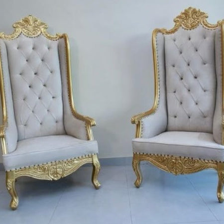 Sofa - throne pink gold