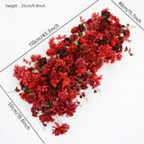 Floral runners red romance