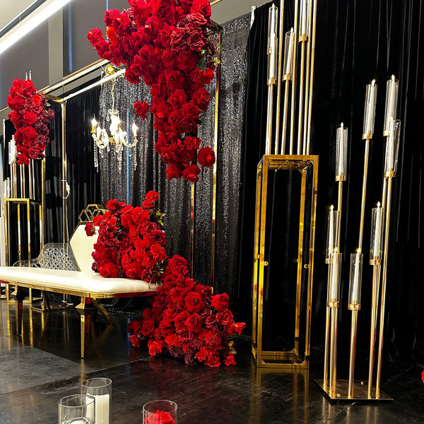 Candelabra modern gold