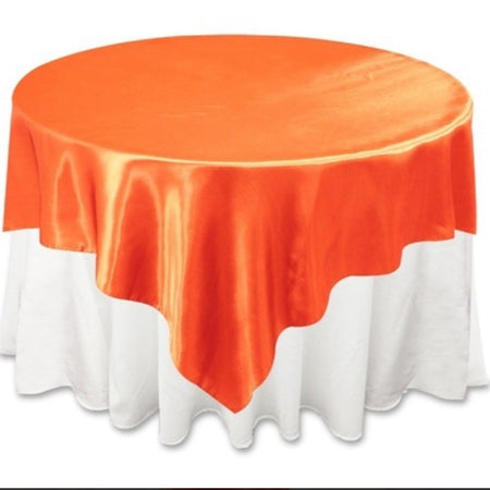 Tablecloth rectangle fuschia satin