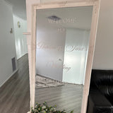 Mirror -Bridal white vintage
