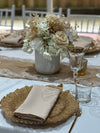 Vase White Rimmed