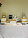 Food table - acrylic white box