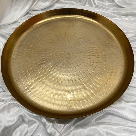 Tray gold lattice