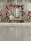 Floral runner 2 m pink fusion