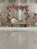 Floral runner 2 m pink fusion