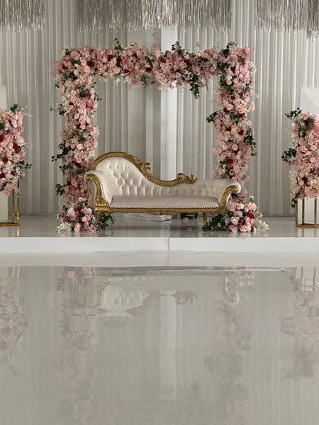 Floral runner 2 m pink fusion