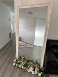 Mirror -Bridal white vintage