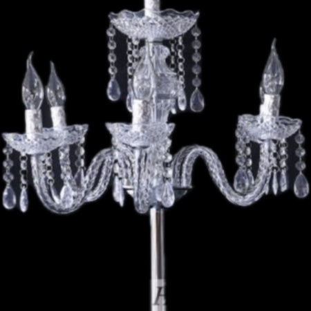Centrepiece Candlabra clear acrylic ghost
