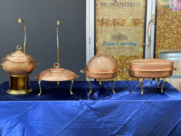 Buffet warmer Set Copper traditional