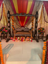 Swing -moghul brown carved wooden