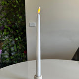 White Candle Holders