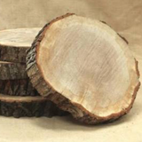 Centrepiece -log slice rustic