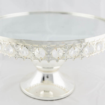 Cake Stand - Silver Mirror