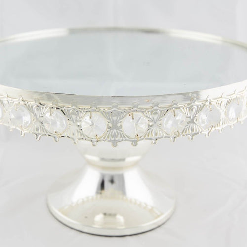 Cake Stand - Silver Diamond