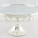 Cake Stand - Silver Diamond