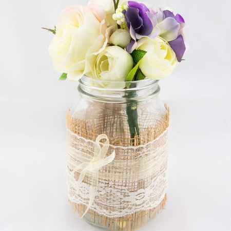 Vintage Urn and Pedestal - White