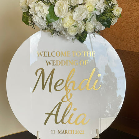 Welcome Board-lux Package