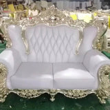 Sofa-antique white gold