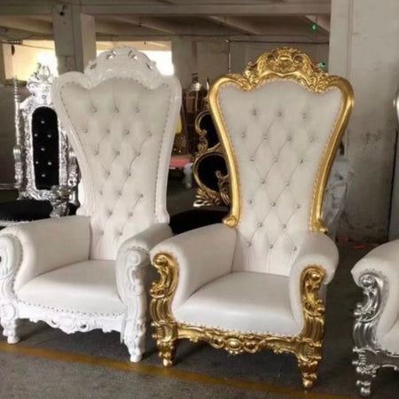 chair- boutique white gold