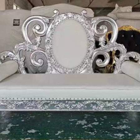 Sofa-antique white gold