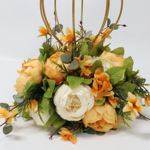 Floral base Orange Centrepiece