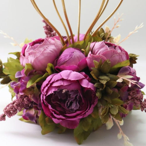 Floral base Purple Centrepiece