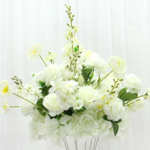 Floral Centrepiece poppy white angel