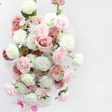 Floral arch cluster  Pink & White