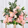 Floral centrepiece- pink green
