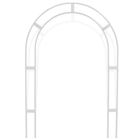 Arch- square metal white
